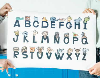 Simply English Learning Centre - Alphabets Graphic