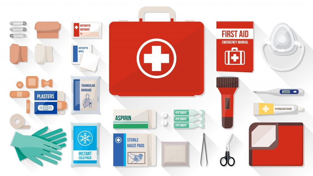 Simply English Learning Centre - First Aid Kit Graphic